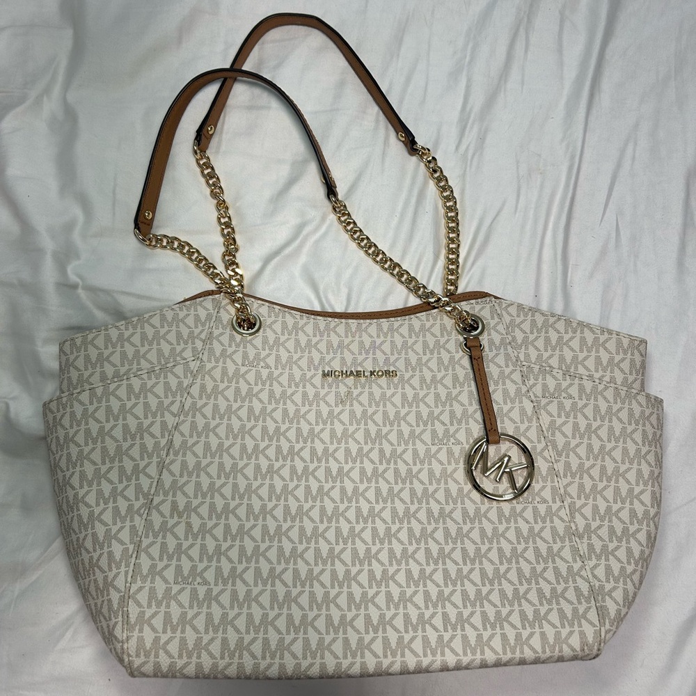 Jet Set Large Signature logo Bag MICHAEL KORS